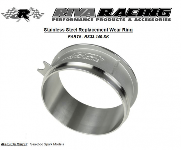 RIVA Sea-Doo Spark Stainless Steel Wear Ring