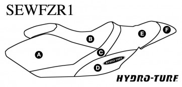 Hydro Turf Yamaha FZR (12-16) Seat Cover