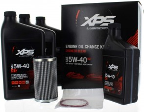 Sea-Doo ACE and 4Tec Oil Change Kit  3.5 Quarts XPS Oil and OEM Oil Filter For ROTAX Engines