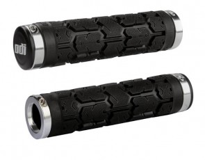 ODI Ruffian MX Lock-On Grips, 130mm, Black, No Flange