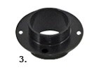 Double Male Flange Adapter for Kanaflex