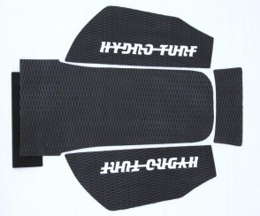 Kawasaki 800 SXR Mats with 1" Kick Tail. For use with Blowsion Rail Caps Hydro-Turf