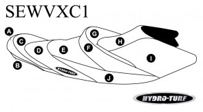 Hydro Turf Yahama VX Cruiser (10-14) Seat Cover